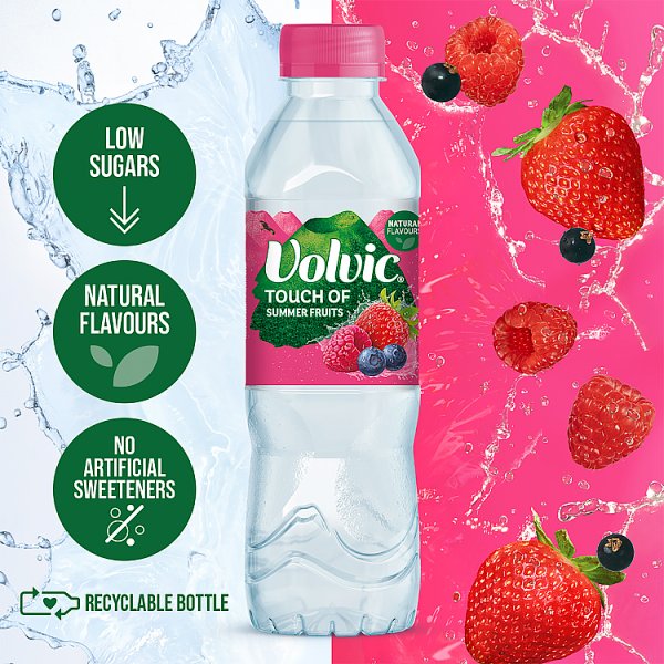 Volvic Touch of Summer Fruits 500ml (12 x 500ml)
