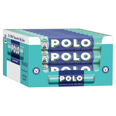 POLO® Spearmint Mint Tube 34g (32 x 36g)