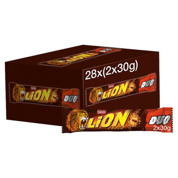 Lion Milk Chocolate Duo Bar 60g (28 x 60g)