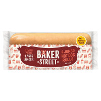 Baker Street 4 Jumbo Hot Dog Rolls (1 x 4pk)