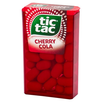 Tic Tac Cherry Cola Mint Sweets 18g (144 x 18g)