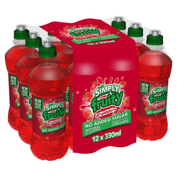 Simply Fruity Strawberry 12 x 330 ml (12 x 330ml)
