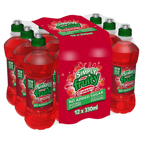 Simply Fruity Strawberry 12 x 330 ml (12 x 330ml)