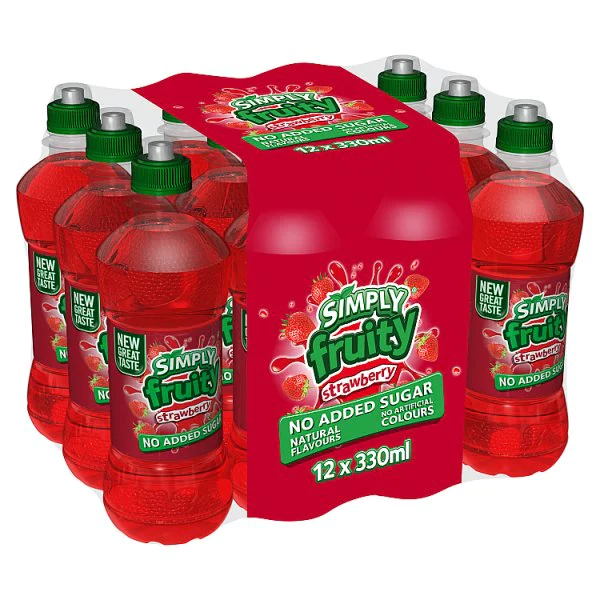 Simply Fruity Strawberry 12 x 330 ml (12 x 330ml)