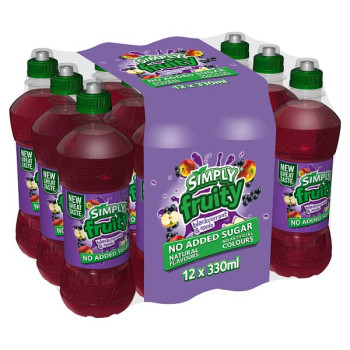 Simply Fruity Blackcurrant & Apple 12 x 330ml (12 x 330ml)