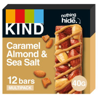 KIND Caramel Almond & Sea Salt Bars 12 x 40g (480g) (12 x 40g)