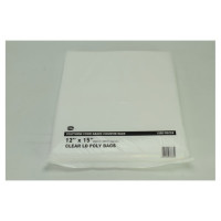 FyNite 1000 Clear Polythene Food Grade Counter Bags 12" x 15" (case of 1)
