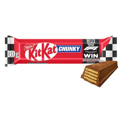 KitKat F1 Chunky Milk Chocolate Bar 40g (24 x 40g)