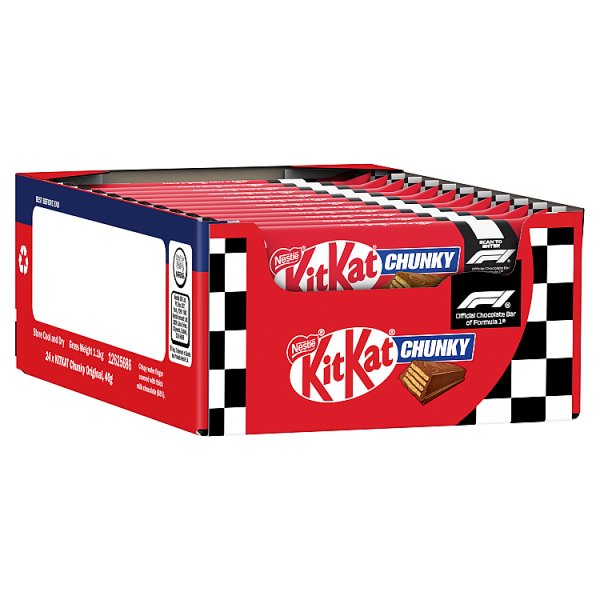 KitKat F1 Chunky Milk Chocolate Bar 40g (24 x 40g)
