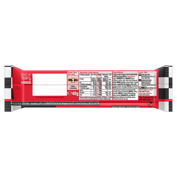 KitKat F1 Chunky Milk Chocolate Bar 40g (24 x 40g)
