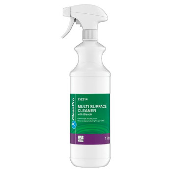 CleanPro Multi Surface Cleaner with Bleach 1 Litre (6 x 1ltr)