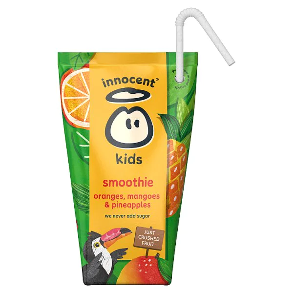 innocent Kids Smoothies Oranges, Mangoes & Pineapples 4 x 150ml (4 x 4x150ml)