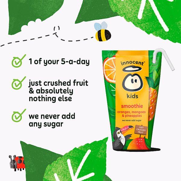 innocent Kids Smoothies Oranges, Mangoes & Pineapples 4 x 150ml (1 x 4x150ml)
