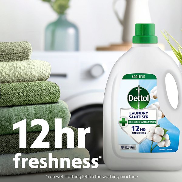 Dettol Fresh Cotton Laundry Sanitiser 3L (1 x 3ltr)