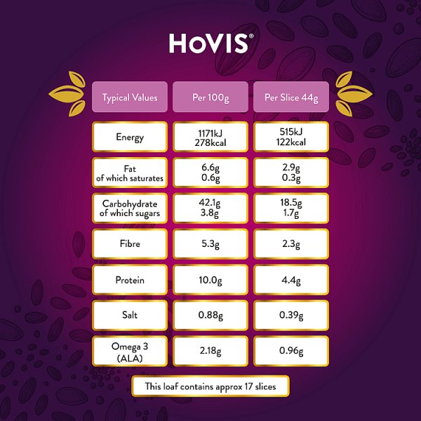 Hovis Seed Sensations Seven Seeds 800g (1 x 800g)