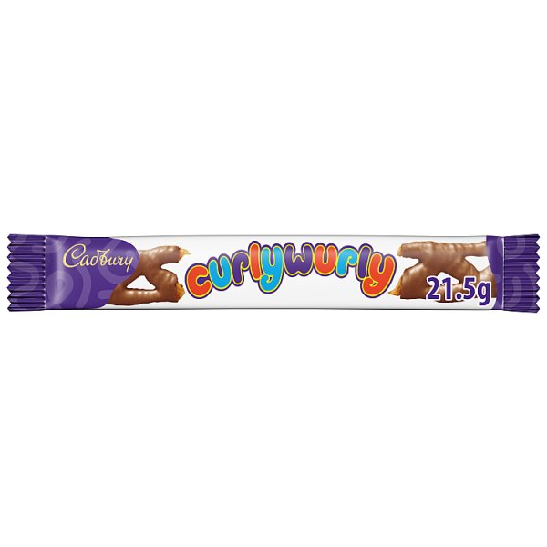 Cadbury Curly Wurly Chocolate Bar 21.5g (48 x 21.5g)