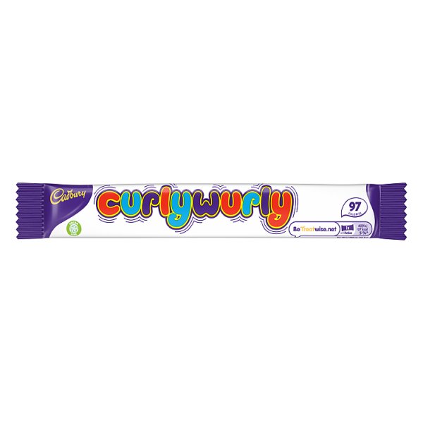 Cadbury Curly Wurly Chocolate Bar 21.5g (48 x 21.5g)