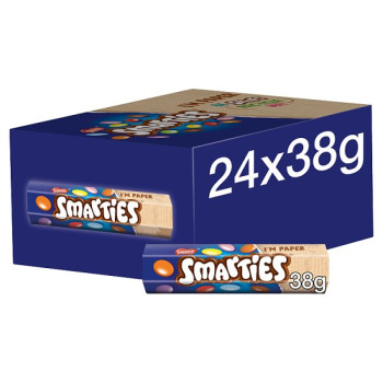 Smarties Milk Chocolate Tube 38g (24 x 38g)