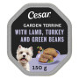 CESAR® Garden Terrine Dog Food Tray Lamb, Turkey & Green Beans in Loaf 150g (14 x 150g)