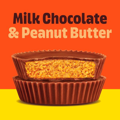 Reese's Milk Chocolate and Peanut Butter Cups, Trio (3 Pack), 63g (40 x 63g)