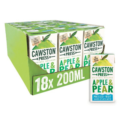 Cawston Press Apple & Pear Kids Juice Drink 18 x 200ml (18 x 200ml)