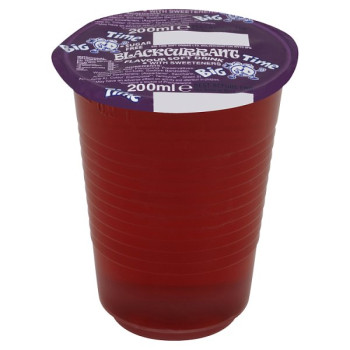 Big Time Blackcurrant Flavour Soft Drink with Sweeteners 200ml (24 x 200ml)
