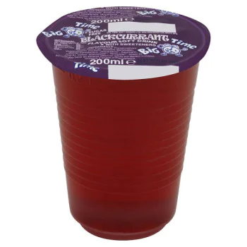 Big Time Blackcurrant Flavour Soft Drink with Sweeteners 200ml (24 x 200ml)