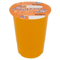 Big Time Orange Paper Straw (24 x 200ml)