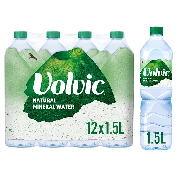 Volvic Natural Mineral Water 12 × 1.5L (12 x 1.5ltr) Volvic Natural Mineral Water 12 × 1.5L (12 x 1.5ltr)