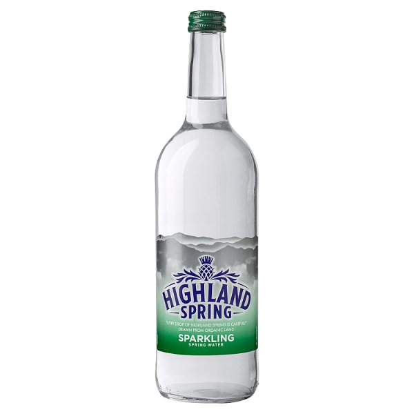 Highland Spring Sparkling Spring Water 750ml (12 x 750ml)