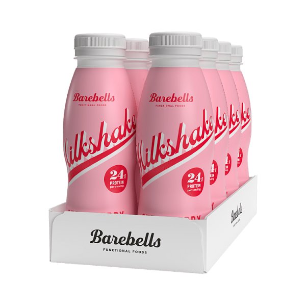 Barebells Protein Milkshake Strawberry 330ml (8 x 330ml) Barebells Protein Milkshake Strawberry 330ml (8 x 330ml)