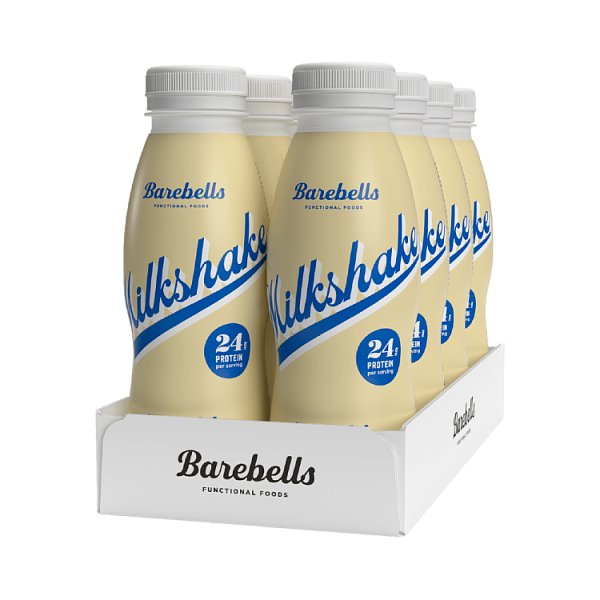Barebells Protein Milkshake Vanilla Flavour 330ml (8 x 330ml)