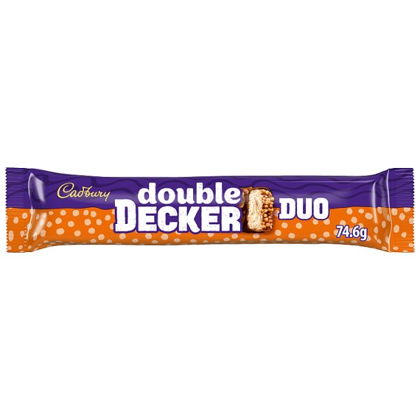 Cadbury Double Decker Duo Chocolate Bar 74.6g (32 x 74g)