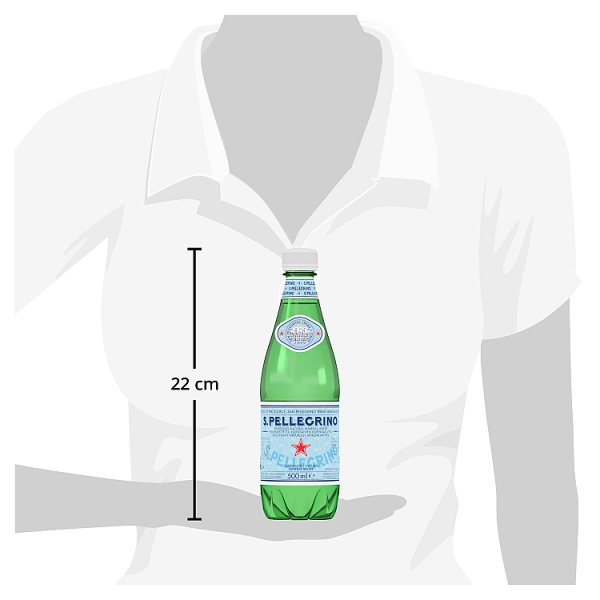 San Pellegrino Sparkling Natural Mineral Water 12x500ml (12 x 500ml)