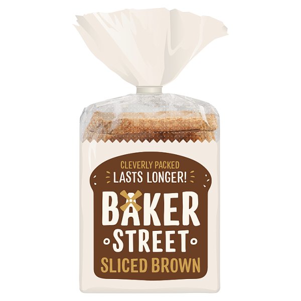 Baker Street Sliced Brown 600g (9 x 550g)