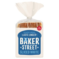 Baker Street White Sliced 550g (9 x 550g)