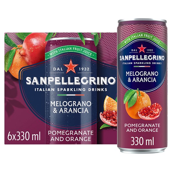 San Pellegrino  Pomegranate & Orange 4x6x330ml (4 x 6x330ml)