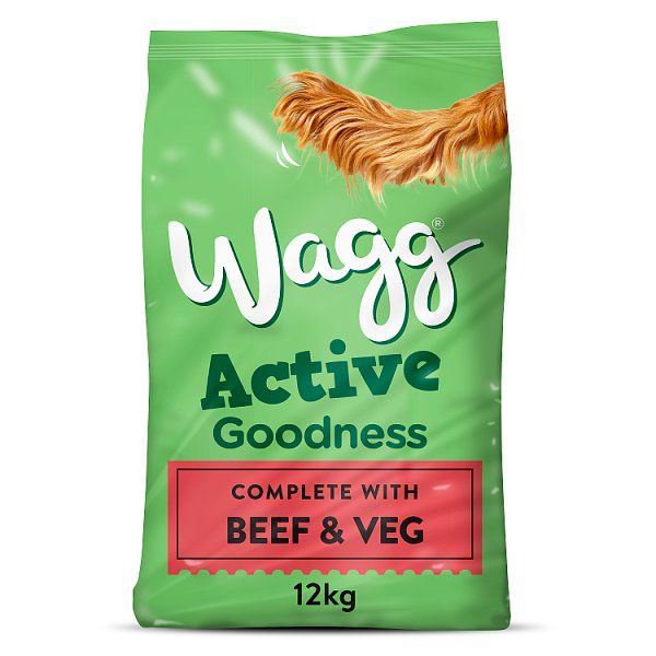 Wagg Active Goodness Complete Rich in Beef & Veg 12kg (1 x 12kg)