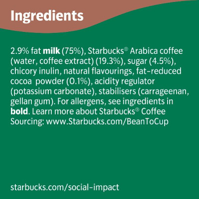 Starbucks Cappuccino Iced Coffee 220ml (10 x 220ml)