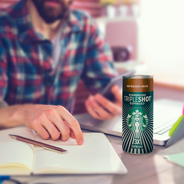 Starbucks Tripleshot Espresso Iced Coffee 300ml  (12 x 300ml)