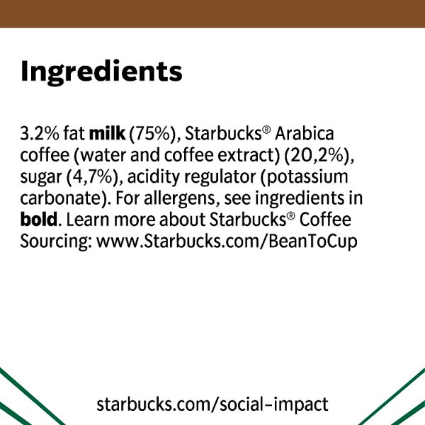 Starbucks Tripleshot Espresso Iced Coffee 300ml  (12 x 300ml)