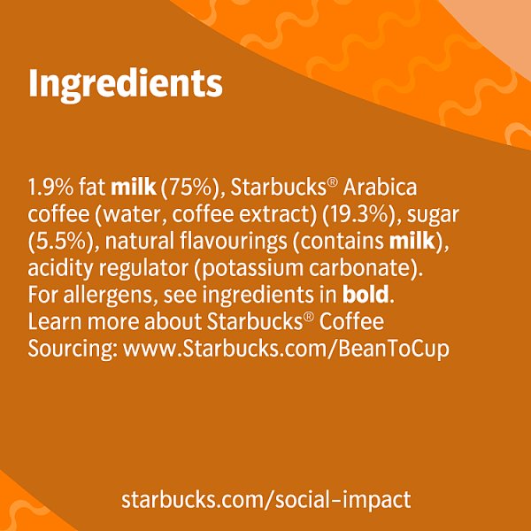 Starbucks Frappuccino Caramel Flavoured Milk Iced Coffee 250ml (8 x 250ml)