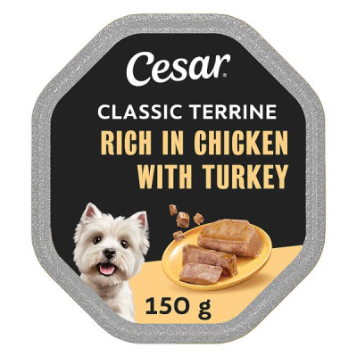 CESAR® Country Stew Adult Wet Dog Food Tray Chicken & Veg in Gravy 150g (14 x 150g)
