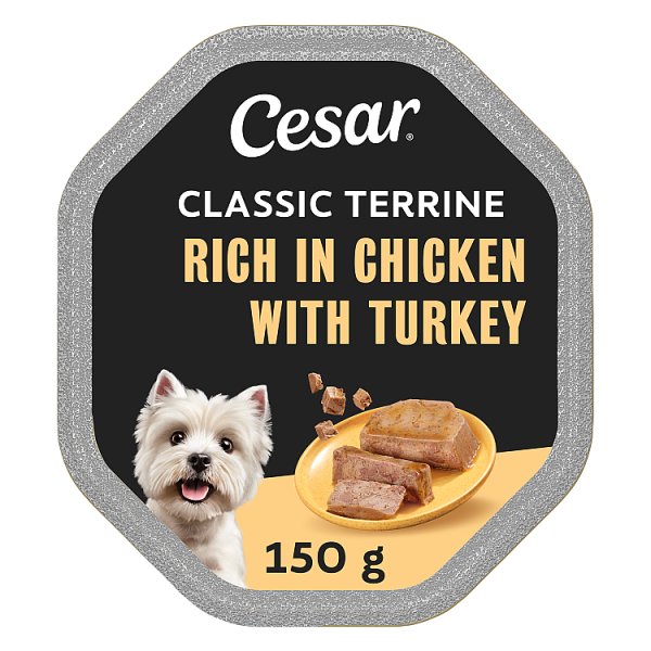 CESAR® Country Stew Adult Wet Dog Food Tray Chicken & Veg in Gravy 150g (14 x 150g)
