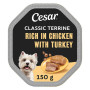 CESAR® Country Stew Adult Wet Dog Food Tray Chicken & Veg in Gravy 150g (14 x 150g)