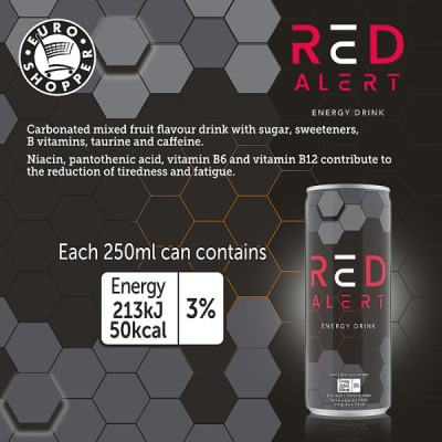 Red Alert Energy Drink 250ml (24 x 250ml)