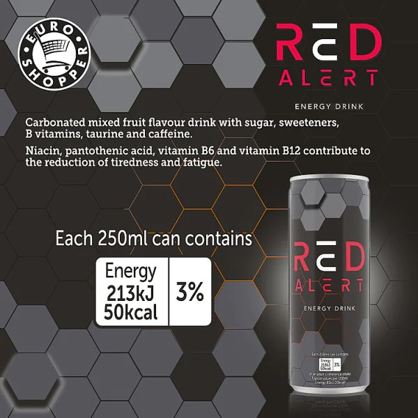 Red Alert Energy Drink 250ml (24 x 250ml)