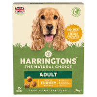 Harringtons Rich in Turkey with Veg Dry Adult Dog Food 1kg (5 x 1kg)