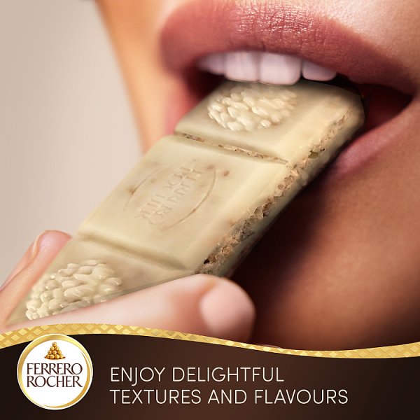 Ferrero Rocher White Chocolate Bar 90g (8 x 90g)