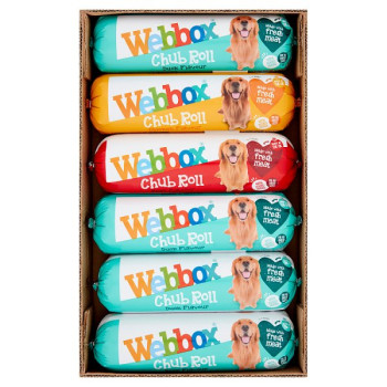 Webbox Chub Roll Chicken Flavour 1-7 Years 720g (8 x 720g)